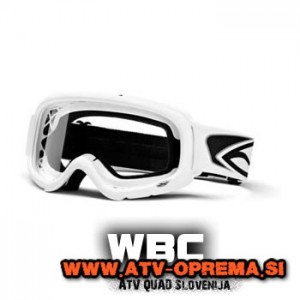 MX Zaščitna očala SMITH GAMBLER YOUTH - Bela
