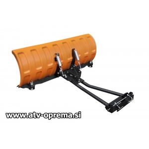 Snežni plug 132cm Shark (Siva) - v kompletu z adapterjem
