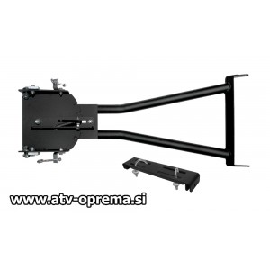 Snežni plug 132cm Shark (Siva) - v kompletu z adapterjem