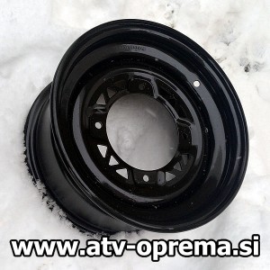 Kovinska sprednja platišča Linhai 12" 4x156 (20809b črna)