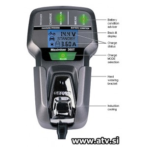 Polnilec akumulatorjev MAXIMISER 360 T